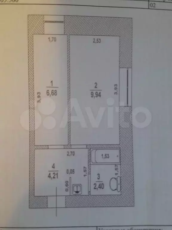 1-к. квартира, 23,2 м, 2/5 эт. - Фото 0