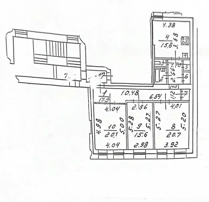 3-к кв. Санкт-Петербург Лермонтовский просп., 9/55 (96.0 м) - Фото 1