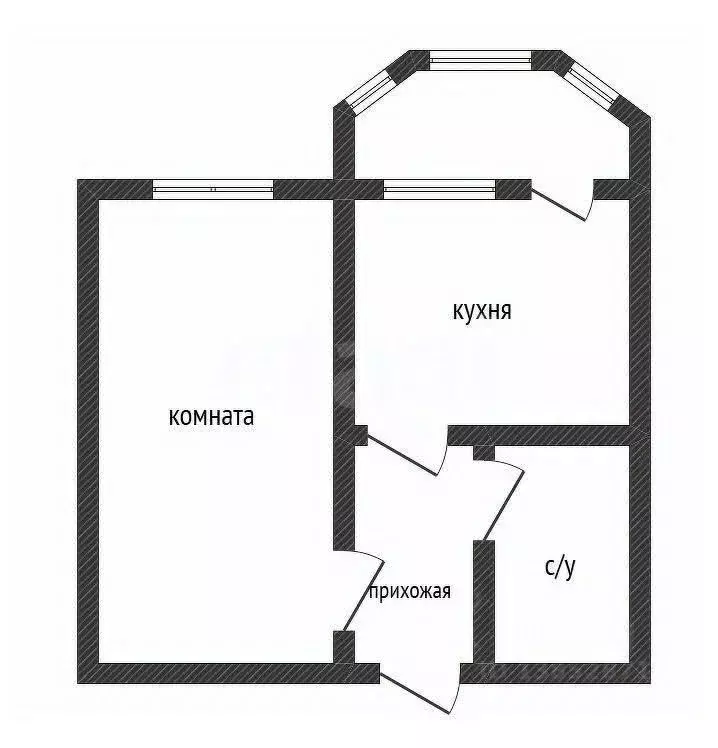 1-к кв. Приморский край, Артем ул. Толстого, 4 (33.2 м) - Фото 1