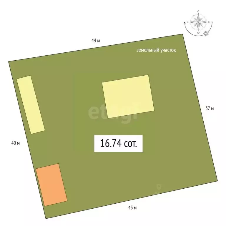 Дом в Алтай, Чемальский район, Элекмонарское с/пос, с. Элекмонар ул. ... - Фото 2