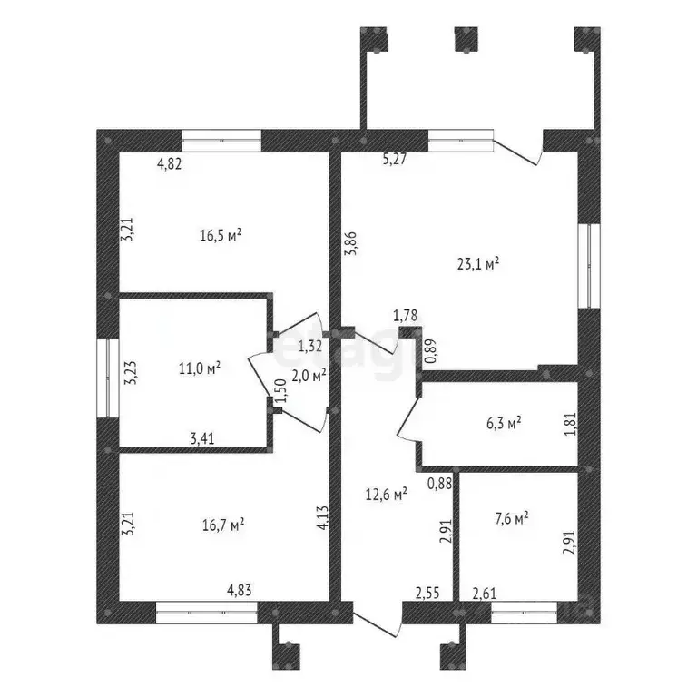 Дом в Башкортостан, Уфа городской округ, с. Нагаево ул. Заповедная, ... - Фото 2