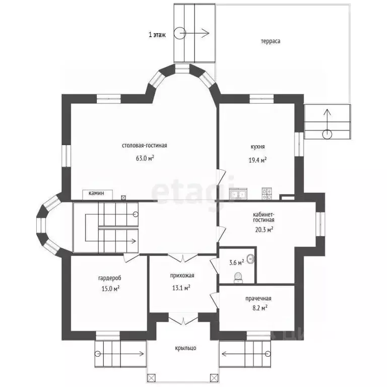 Дом в Тюменская область, Тюмень Веселая ул. (301 м) - Фото 1