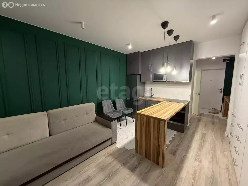 Квартира-студия: Воронеж, улица 45-й Стрелковой Дивизии, 247/4 (28 м) - Фото 1