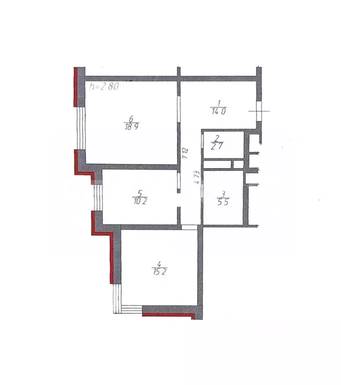 2-к кв. Московская область, Балашиха ул. Свердлова, 65 (66.5 м) - Фото 2