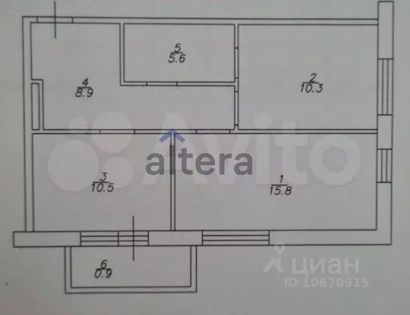 2-к кв. Татарстан, Казань ул. Архитектора Гайнутдинова, 26к2 (51.0 м) - Фото 1