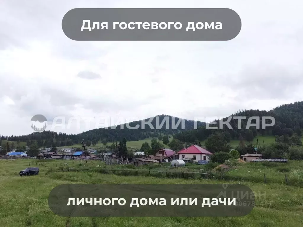 Участок в Алтай, Шебалинский район, с. Дъектиек ул. Школьная, 10 ... - Фото 1