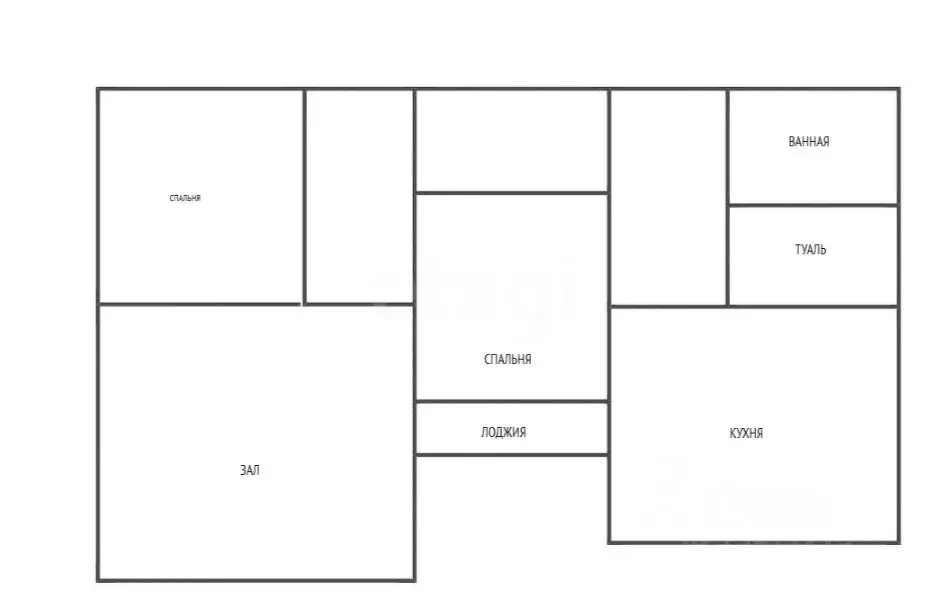 3-к кв. Белгородская область, Белгород 10-й мкр, ул. 60 лет Октября, ... - Фото 1