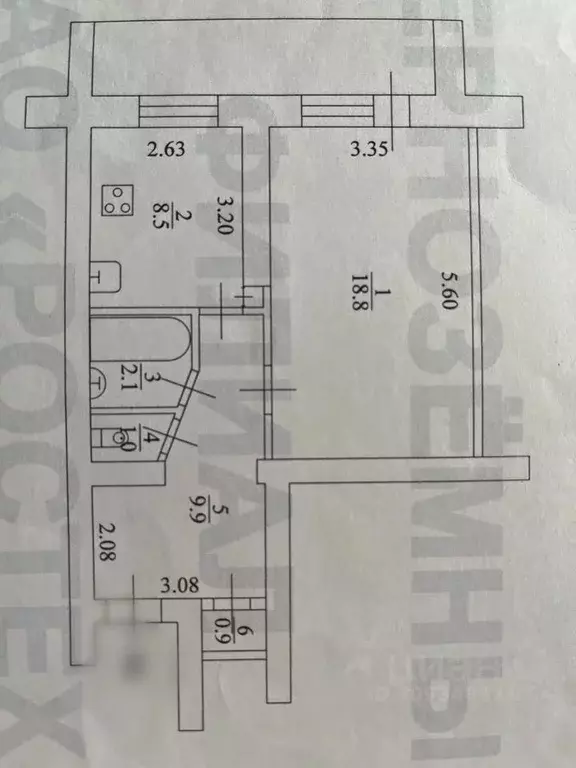 1-к кв. Москва Ленская ул., 10К2 (42.0 м) - Фото 1