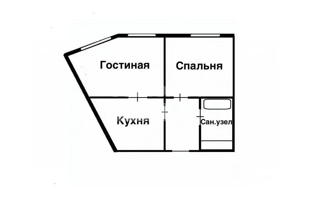 2-к кв. Москва ул. Народного Ополчения, 3 (50.0 м) - Фото 2