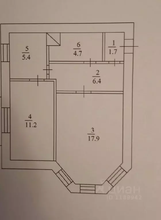 2-к кв. Саратовская область, Саратов Сызранская ул., 64 (45.7 м) - Фото 1