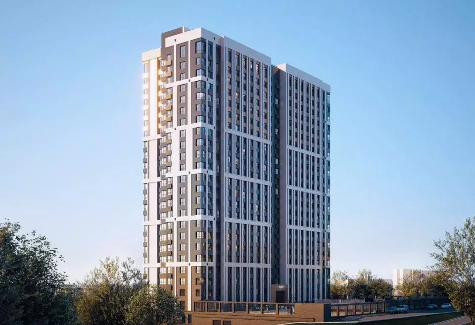 2-к кв. Башкортостан, Уфа Глумилино жилрайон,  (57.17 м) - Фото 1