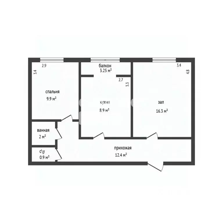 2-к кв. Дагестан, Дербент Приморская ул., 8А (50.0 м) - Фото 1