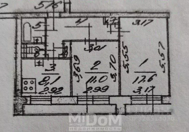 2-к кв. Санкт-Петербург просп. Непокоренных, 16к1 (48.9 м) - Фото 2