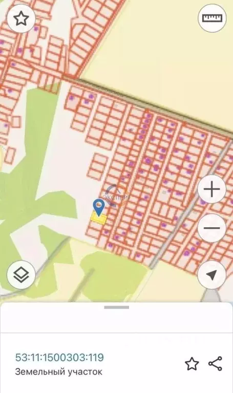 Участок в Новгородская область, Новгородский район, Савинское с/пос, ... - Фото 1