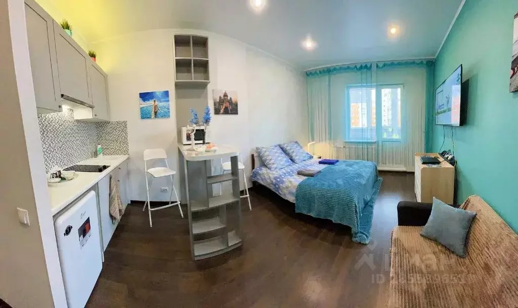 Студия Тверская область, Тверь ул. Склизкова, 108к2 (30.0 м) - Фото 1