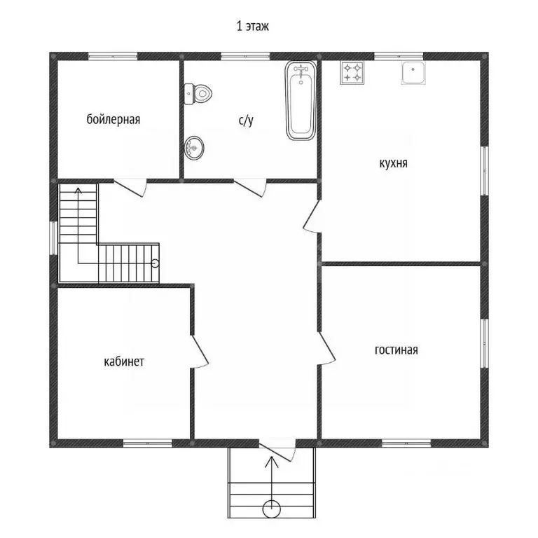 Дом в Башкортостан, Уфа городской округ, с. Нагаево ул. Солидарности ... - Фото 2