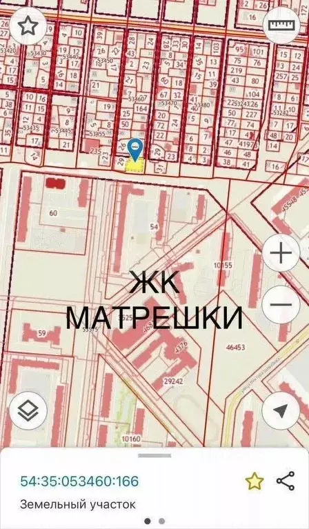 Участок в Новосибирская область, Новосибирск 8-й Бронный пер. (7.58 ... - Фото 0