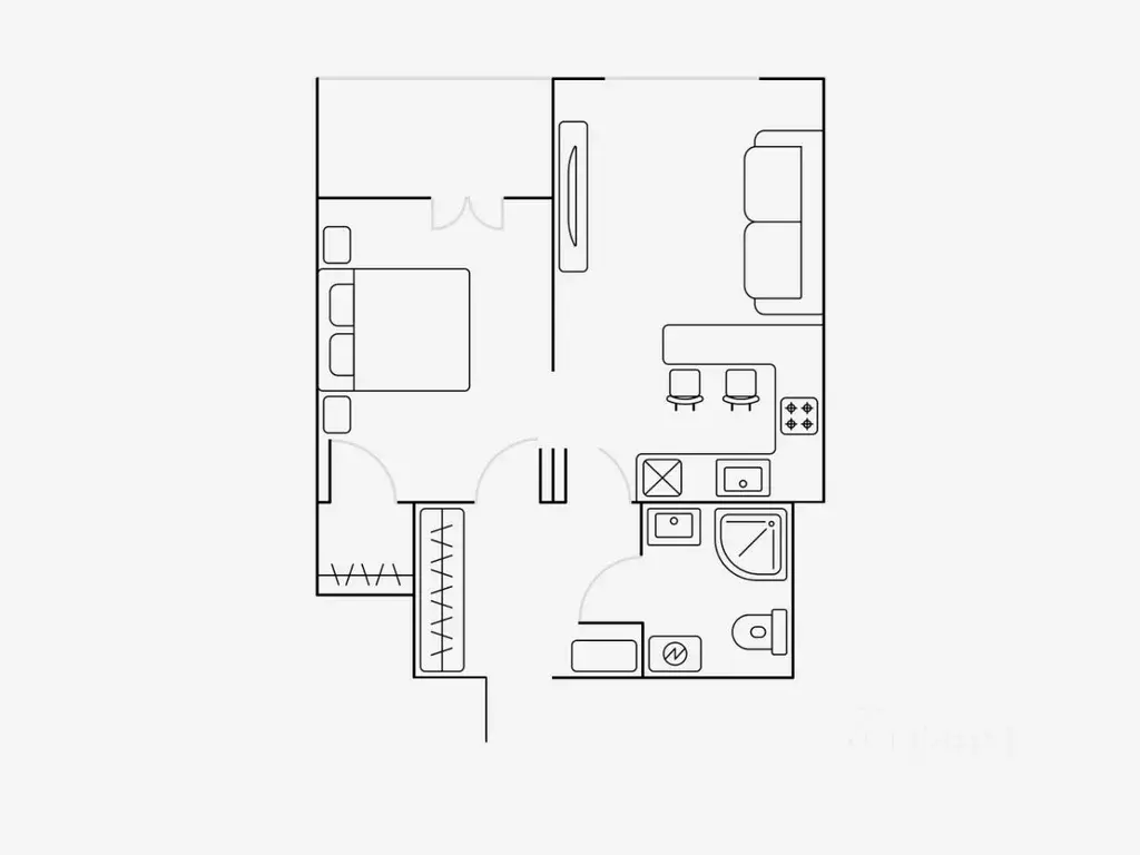 2-к кв. Москва ш. Энтузиастов, 3к1 (41.0 м) - Фото 2