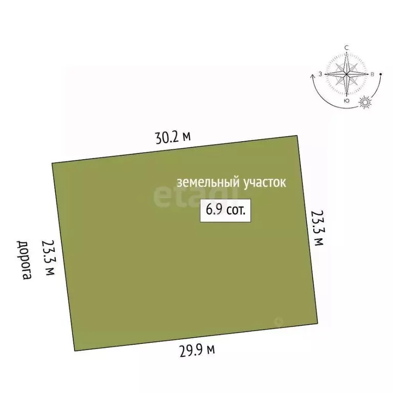 Участок в Ростовская область, Аксайский район, Щепкинское с/пос, пос. ... - Фото 1