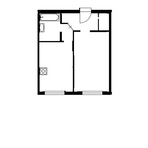 1-к кв. Санкт-Петербург ул. Маршала Казакова, 70к1 (34.7 м) - Фото 2