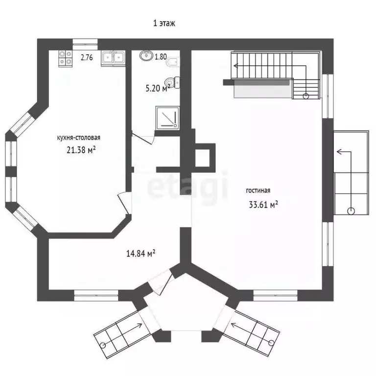 Дом в Московская область, Домодедово Поляна СНТ, 12 (350 м) - Фото 1