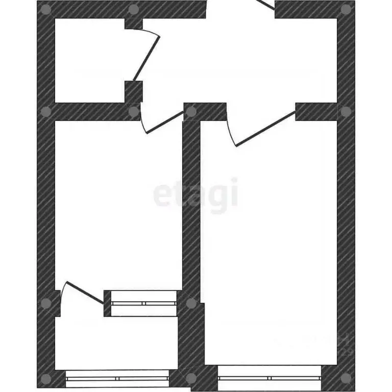 1-к кв. Иркутская область, Иркутск Гусарская тер., 2 (42.0 м) - Фото 2