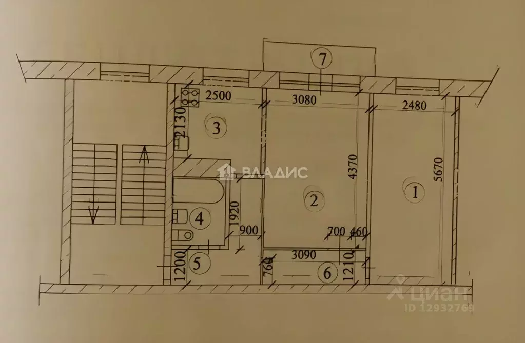 2-к кв. Пензенская область, Пенза ул. Карпинского, 10А (44.5 м) - Фото 1