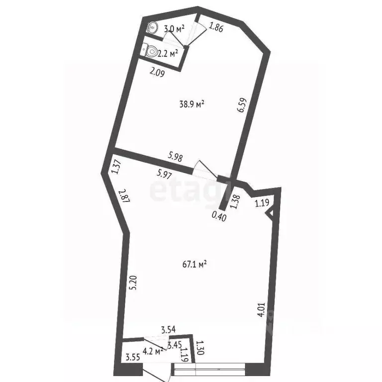 Помещение свободного назначения в Санкт-Петербург просп. Маршала ... - Фото 1