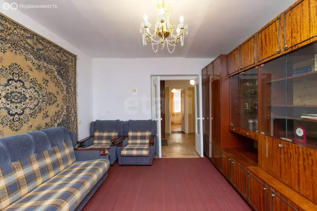 3-комнатная квартира: Тюмень, микрорайон Мыс, улица Маршала Захарова, ... - Фото 2