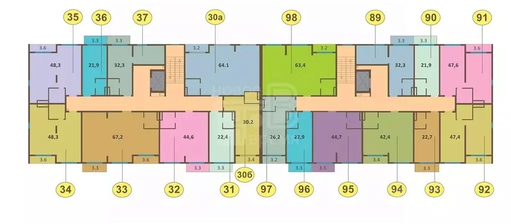2-к кв. Московская область, Видное Белокаменное ш., 5Вк1 (48.3 м) - Фото 2