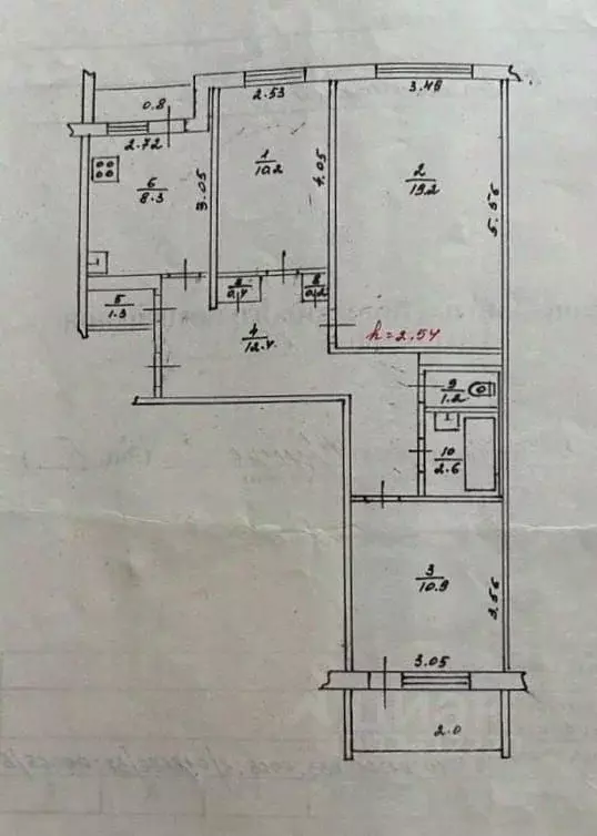 3-к кв. Тверская область, Тверь ул. Фрунзе, 8к2 (70.0 м) - Фото 2