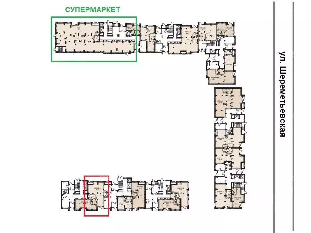 Торговая площадь в Московская область, Химки Клязьма-Старбеево мкр, ... - Фото 2
