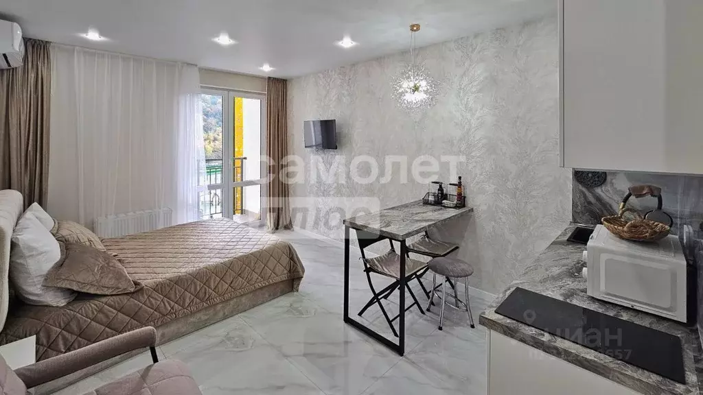 Студия Краснодарский край, Сочи ул. Искры, 88к2 (30.0 м) - Фото 1