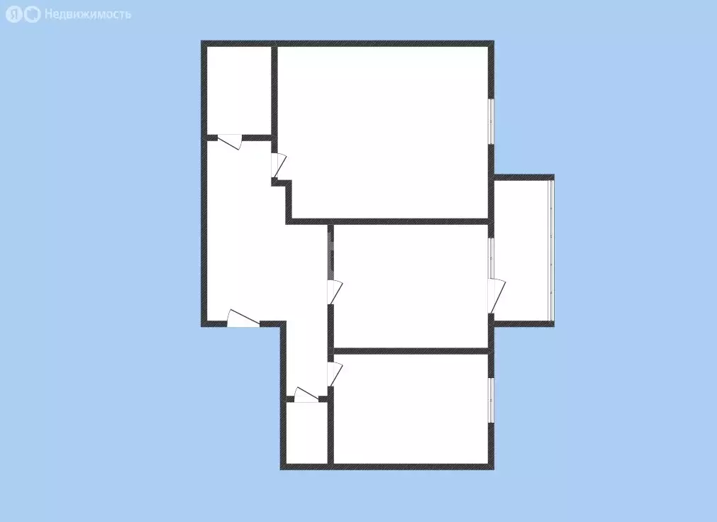 2-комнатная квартира: Черкесск, улица Свободы, 62 (54.4 м) - Фото 1
