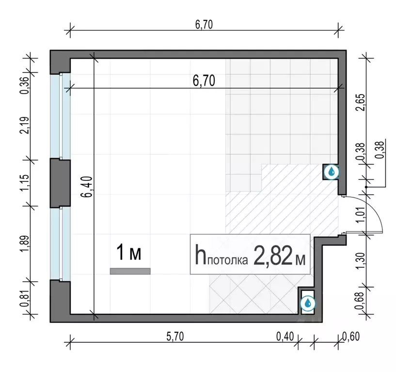 1-к кв. Московская область, Мытищи Белый Grad жилой комплекс, 12.1 ... - Фото 1