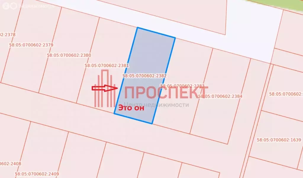 Участок в село Бессоновка, улица Славы (9.1 м) - Фото 1