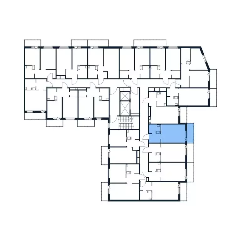 Квартира-студия: Мурино, Романовская улица, 9 (22.2 м) - Фото 2