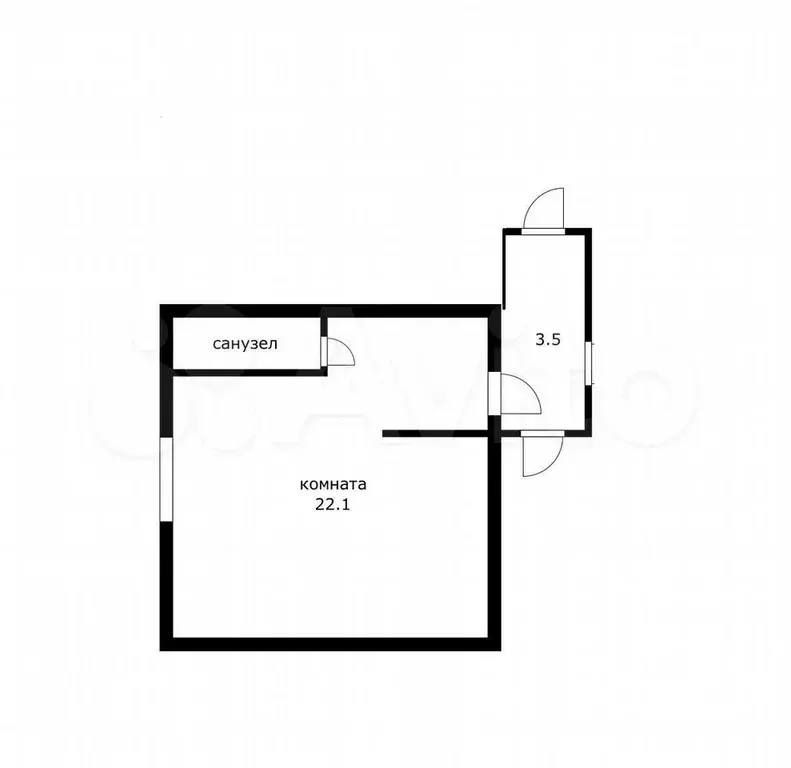 Квартира-студия, 22 м, 3/4 эт. - Фото 0