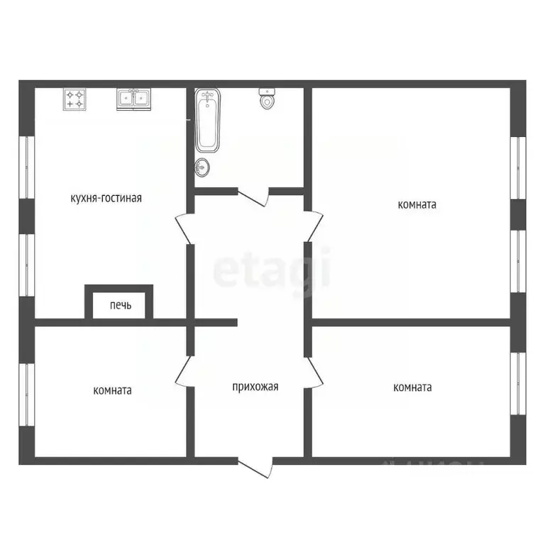 Дом в Свердловская область, Талицкий городской округ, пос. Троицкий ... - Фото 2