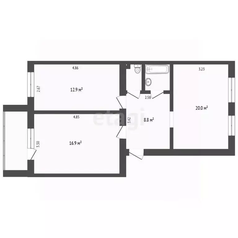 Торговая площадь в Тюменская область, Тюмень ул. Московский Тракт, 137 ... - Фото 2