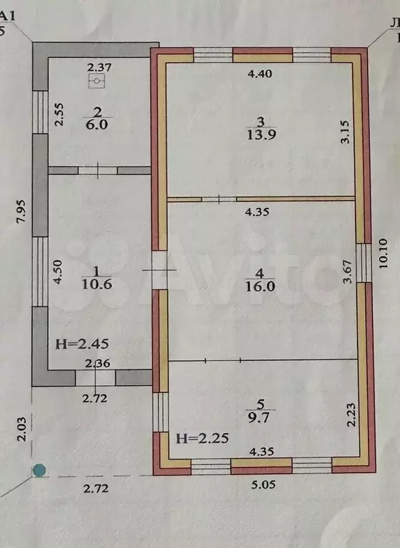 Дом 56,2 м на участке 16 сот. - Фото 0