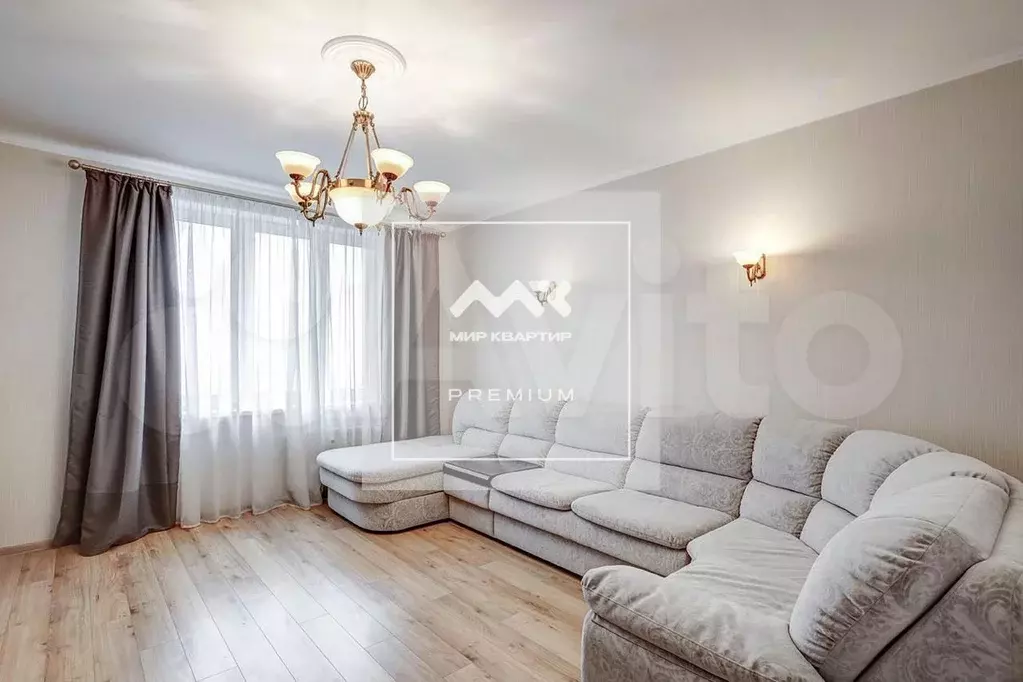 3-к. квартира, 89,1 м, 10/18 эт. - Фото 0