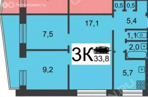 3-комнатная квартира: Нижний Новгород, жилой район Северный, улица ... - Фото 1