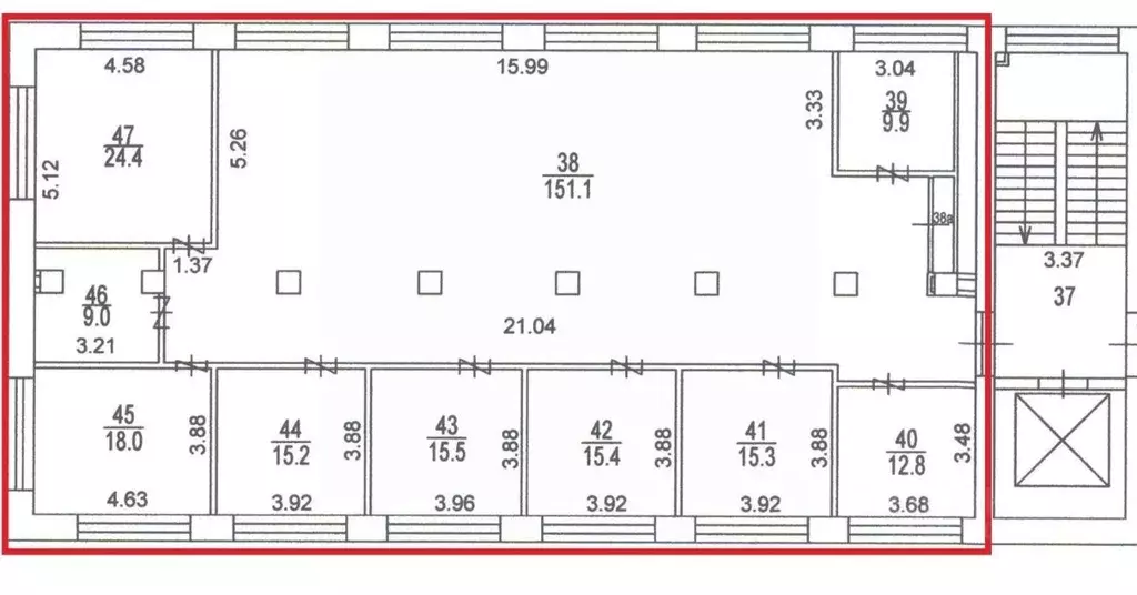 Офис в Москва Шереметьевская ул., 47 (288 м) - Фото 1