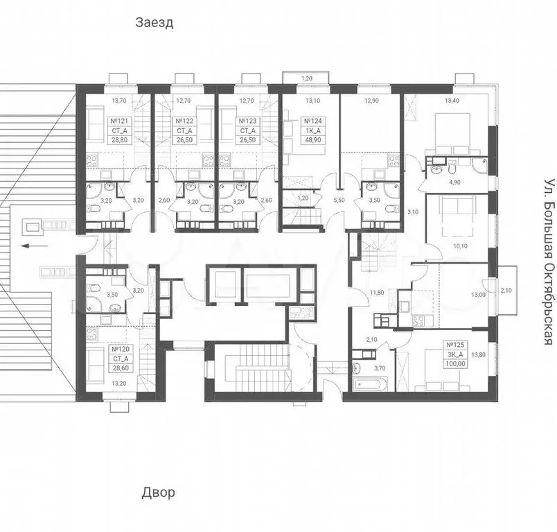 Квартира-студия, 19,9 м, 3/11 эт. - Фото 1