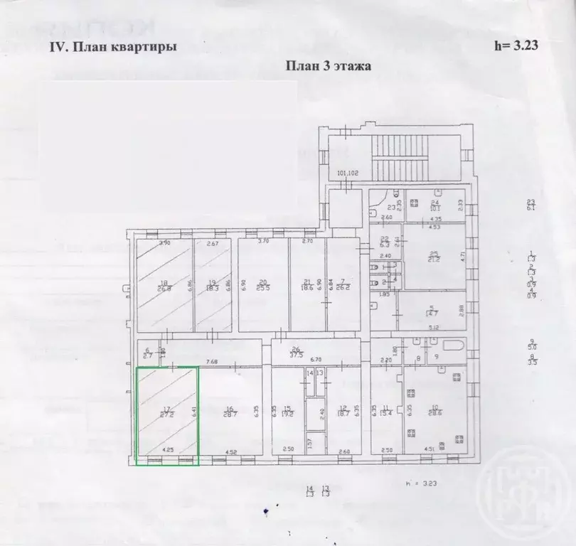 Комната Санкт-Петербург Гагаринская ул., 6/1 (27.2 м) - Фото 2