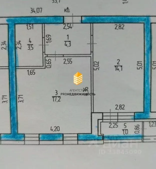1-к кв. Башкортостан, Уфа ул. Академика Сулейманова, 10 (39.1 м) - Фото 1