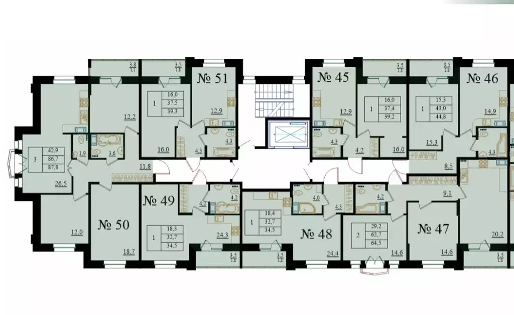 2-к кв. Ленинградская область, Гатчина Въезд мкр,  (64.5 м) - Фото 1