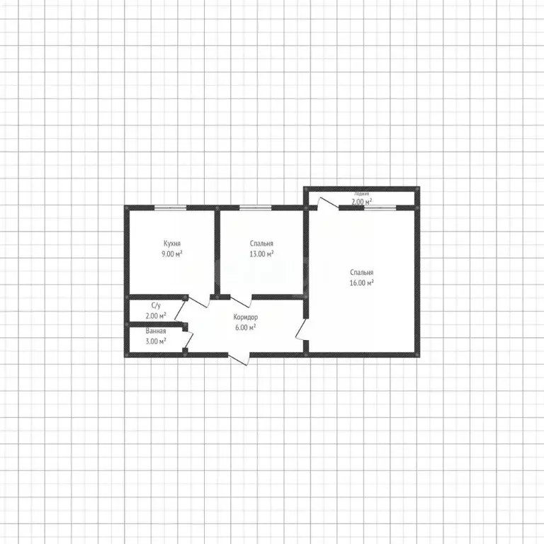 2-к кв. Адыгея, Майкоп ул. 12 Марта, 130/1 (52.7 м) - Фото 2