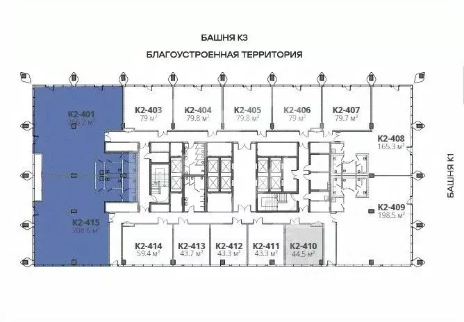 Помещение свободного назначения в Москва Старокалужское ш., 64АС2 (209 ... - Фото 2
